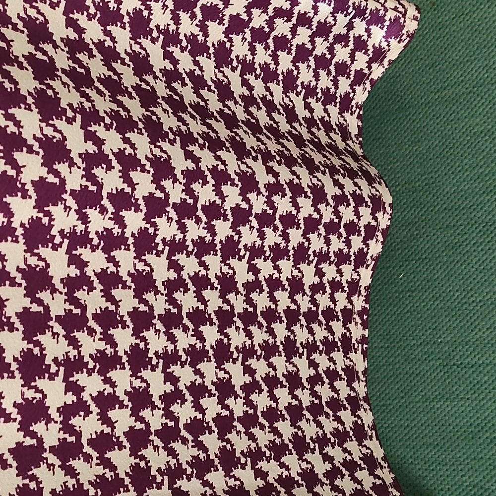 H&M purple and white Chic Houndstooth Sleeveless Dress - Picture 4 of 4